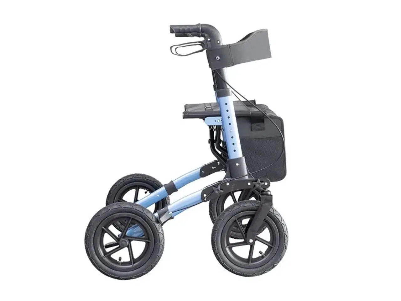 Billede 2 - Lindebjerg Rollator - SPAR 1.500 - HF-200 - Metal Blå