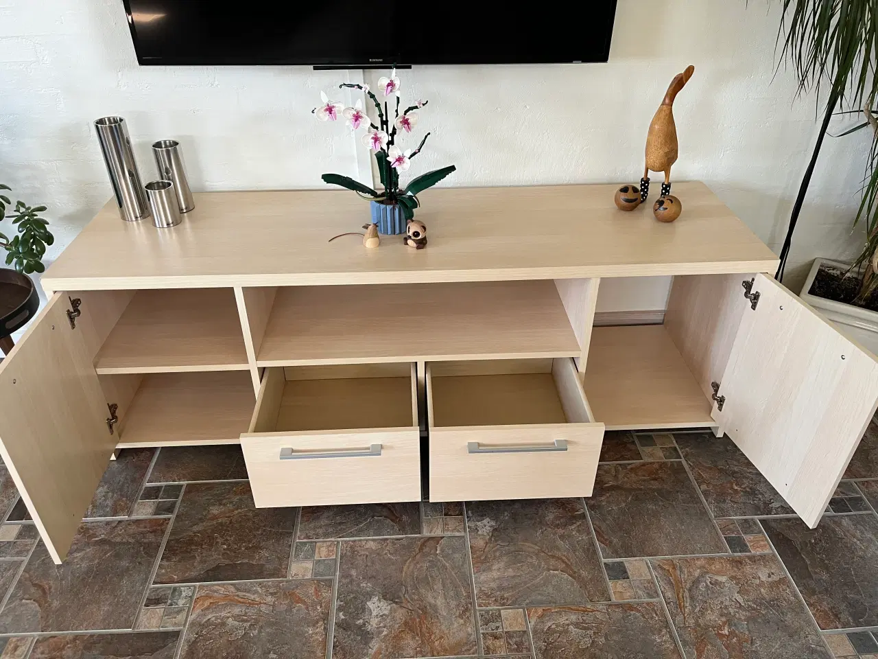 Billede 2 - TV bord i ahorn finer