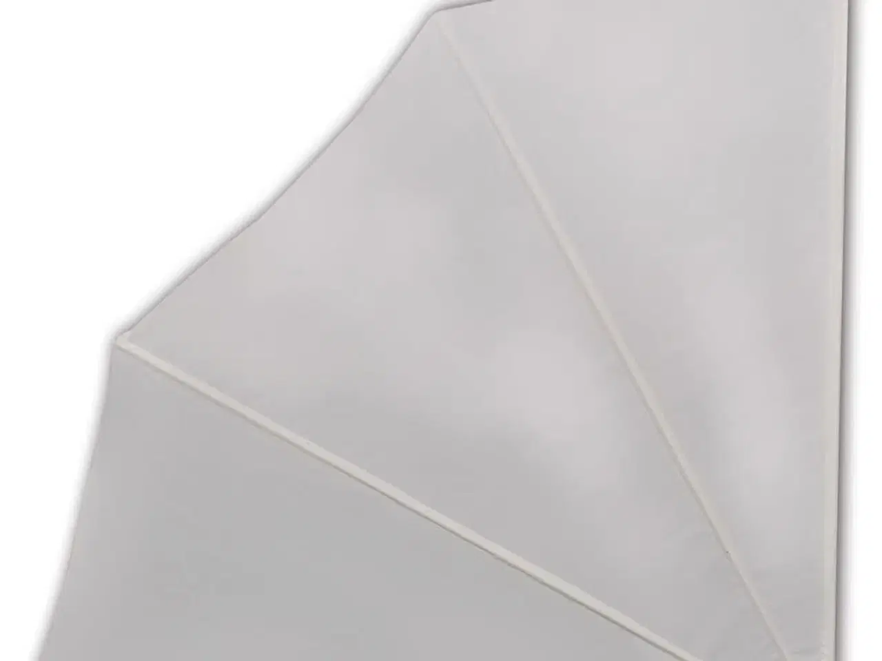 Billede 5 - Sammenklappelig sidemarkise til altan cremefarvet 140 x 140 cm