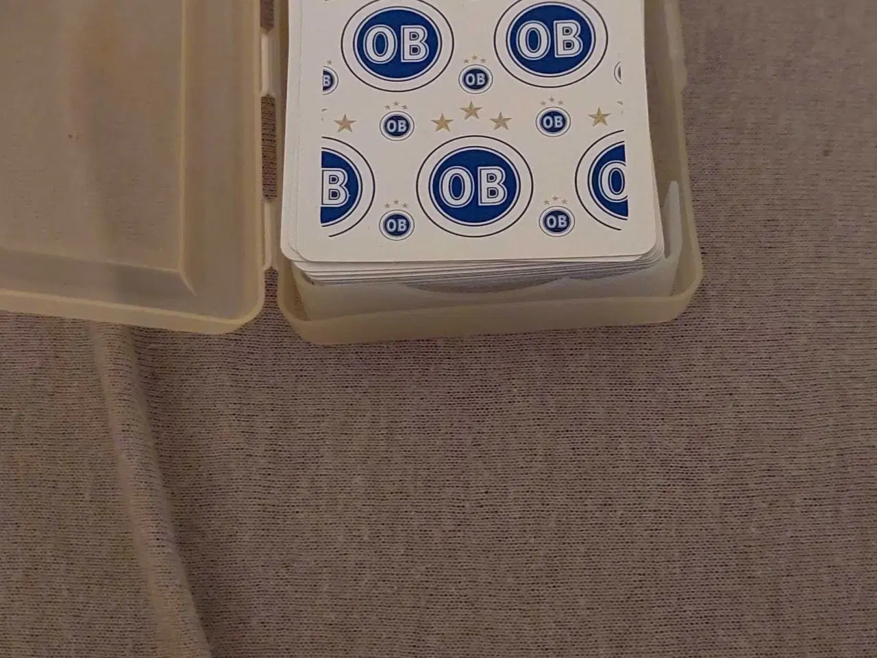 Billede 1 - OB spille kort og OB askebæger.