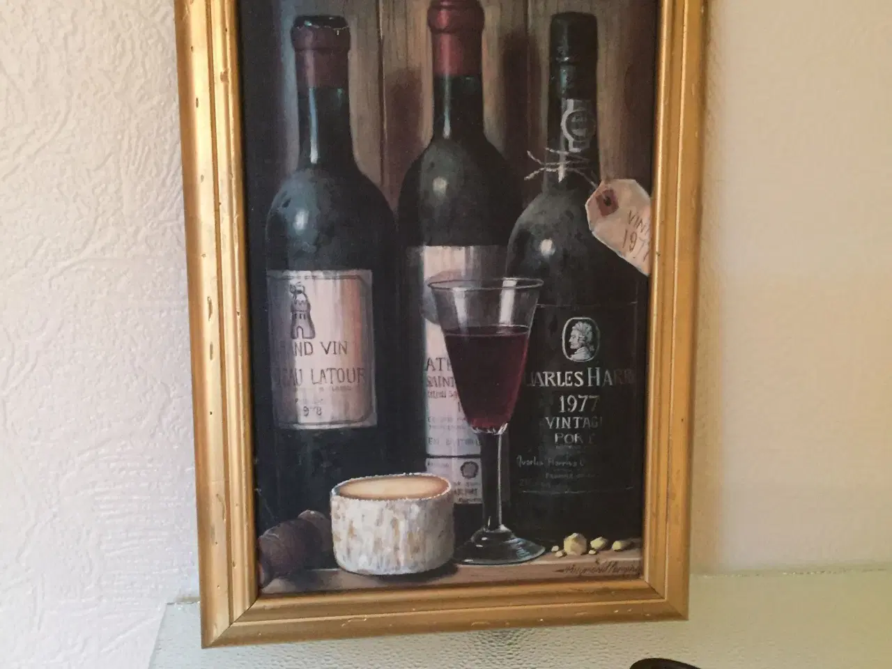 Billede 1 - Billede af vinflasker