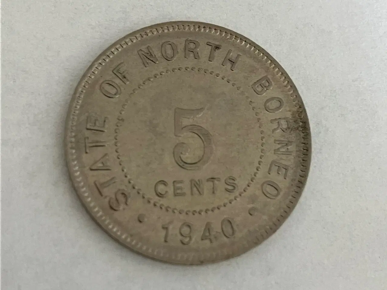 Billede 1 - 5 Cents North Borneo 1940