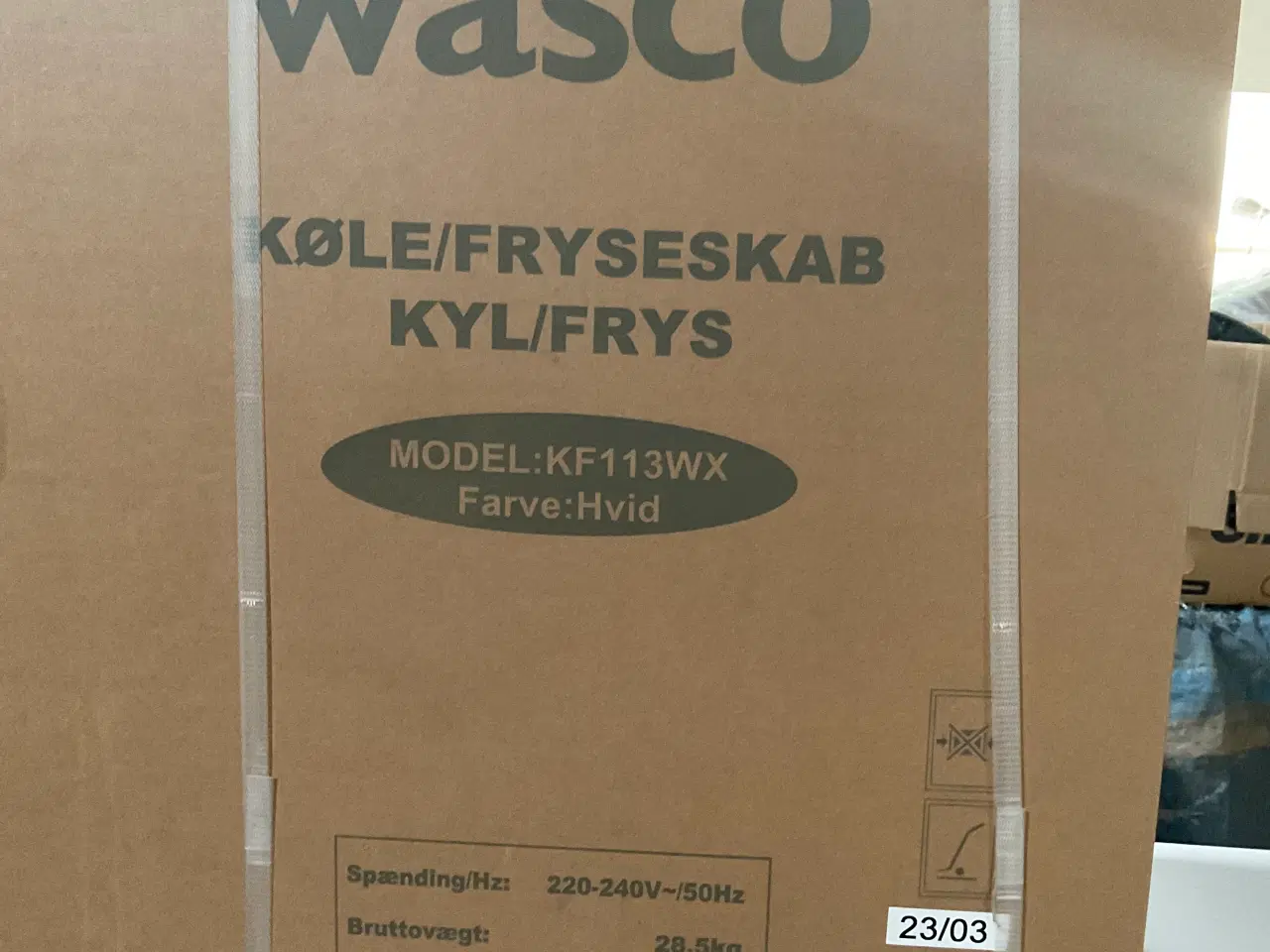 Billede 1 - Køle/fryseskab Wasco kf 113 wx