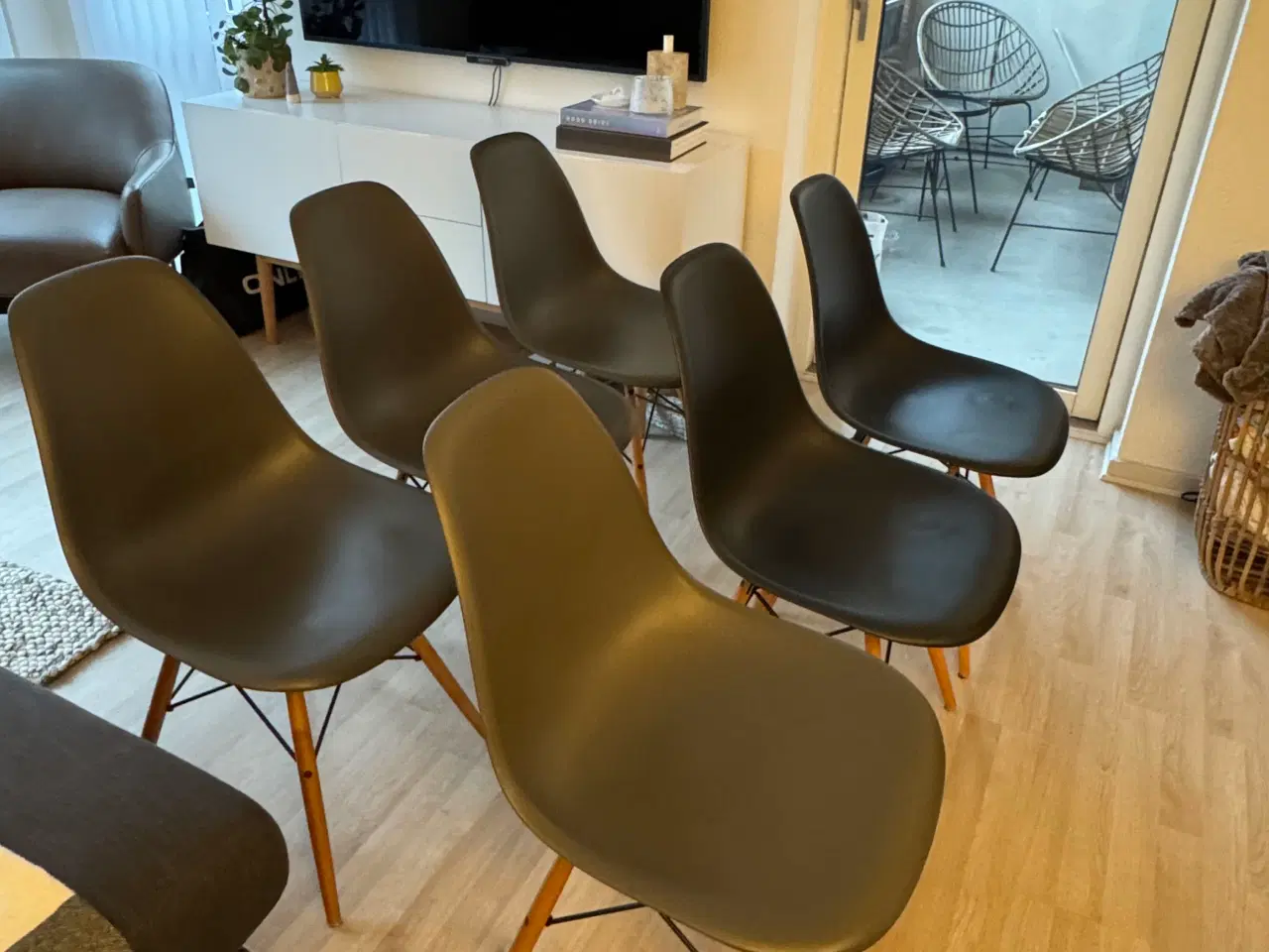 Billede 2 - 6 stk Vitra Eames Plastic DSW