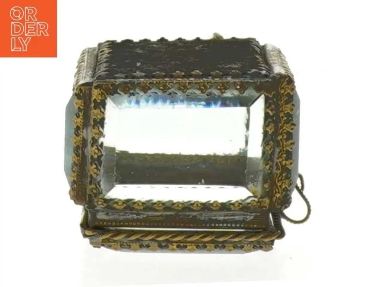 Billede 2 - Smykkeskrin antikt fra Frankrig (str. 9x7x 4,5 cm)