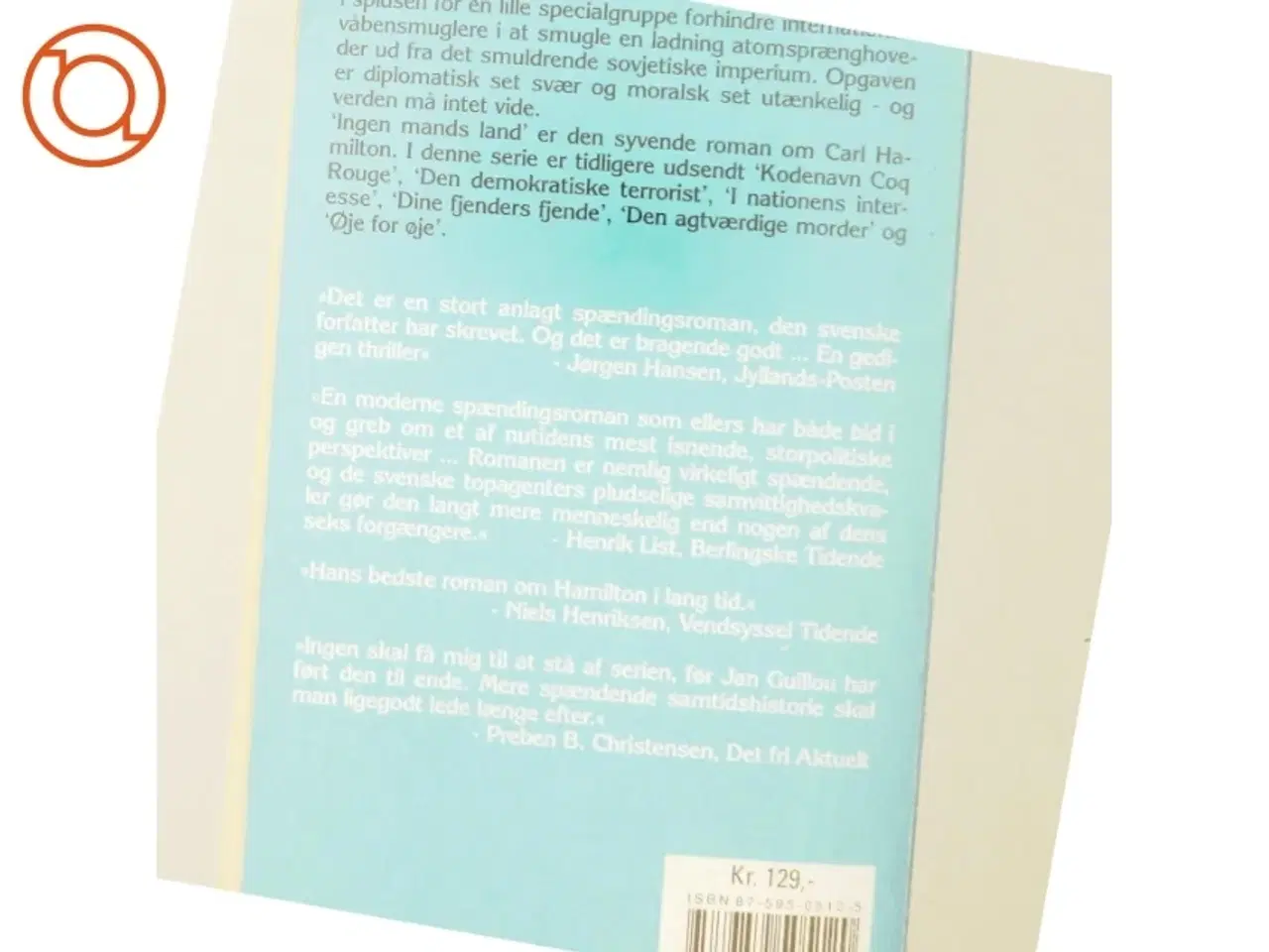 Billede 6 - Ingen mands land af Jan Guillou (Bog)