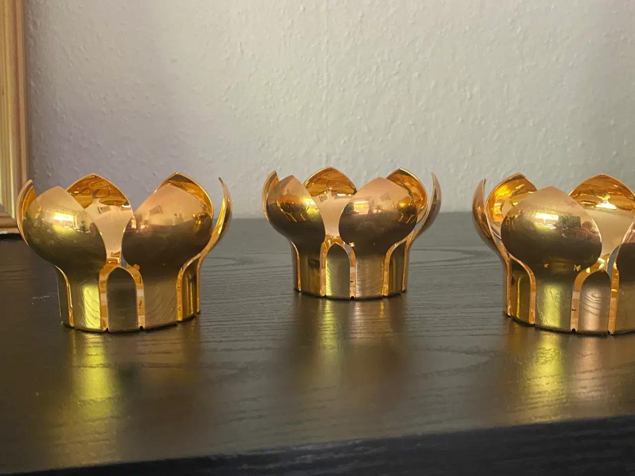 Billede 1 - 3 stk georg jensen fyrfadsstager