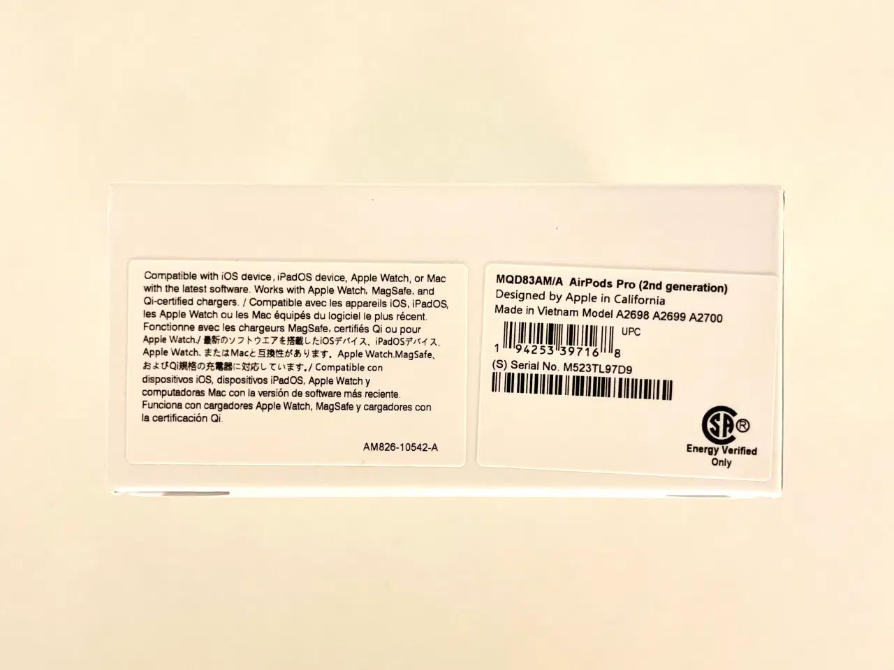 Billede 4 - Apple AirPods Pro 2 Trådløse hovedtelefoner Hvid
