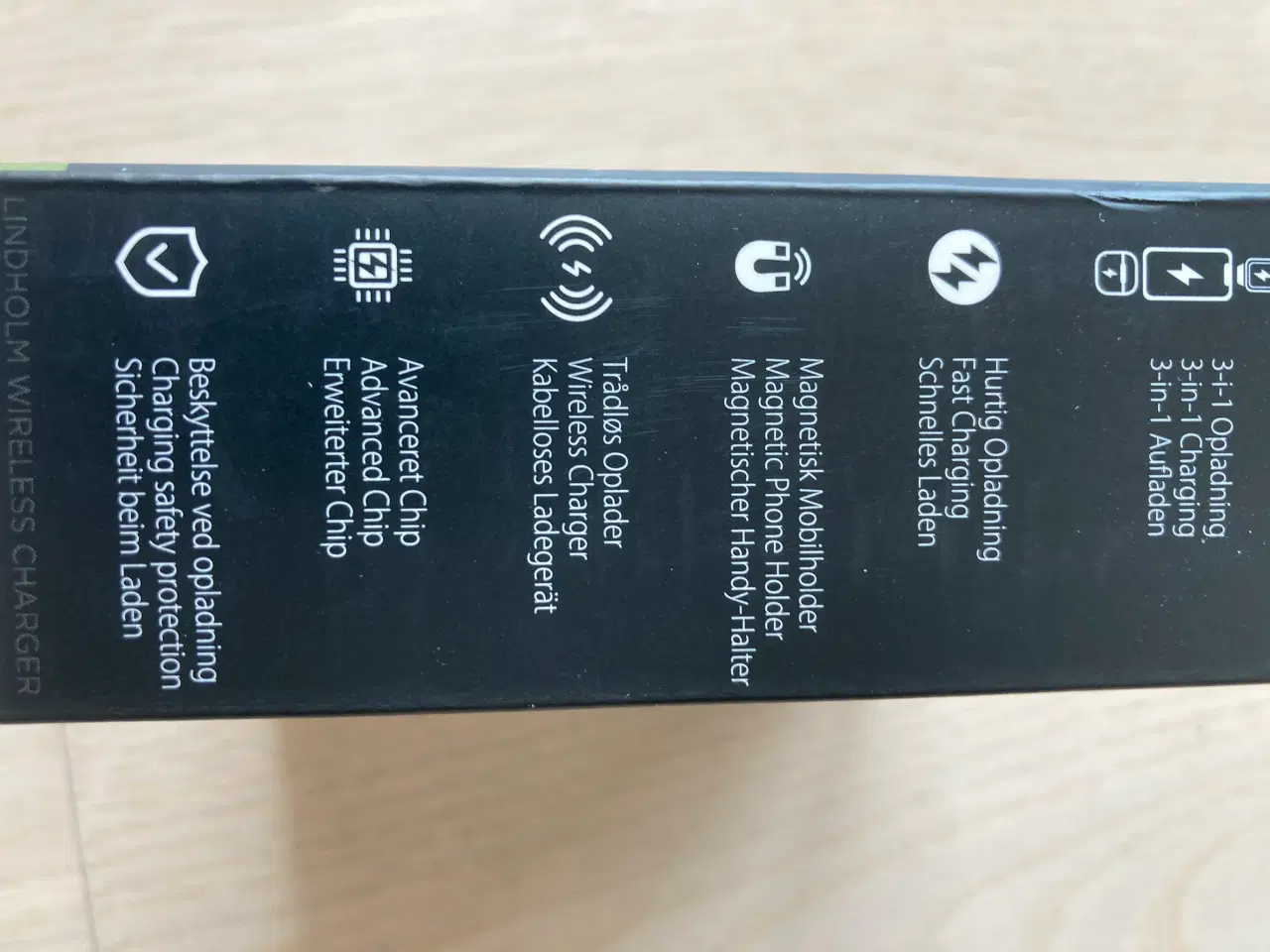 Billede 2 - Hâws 3-i-1 Trådløs Magnetisk Oplader, Sort