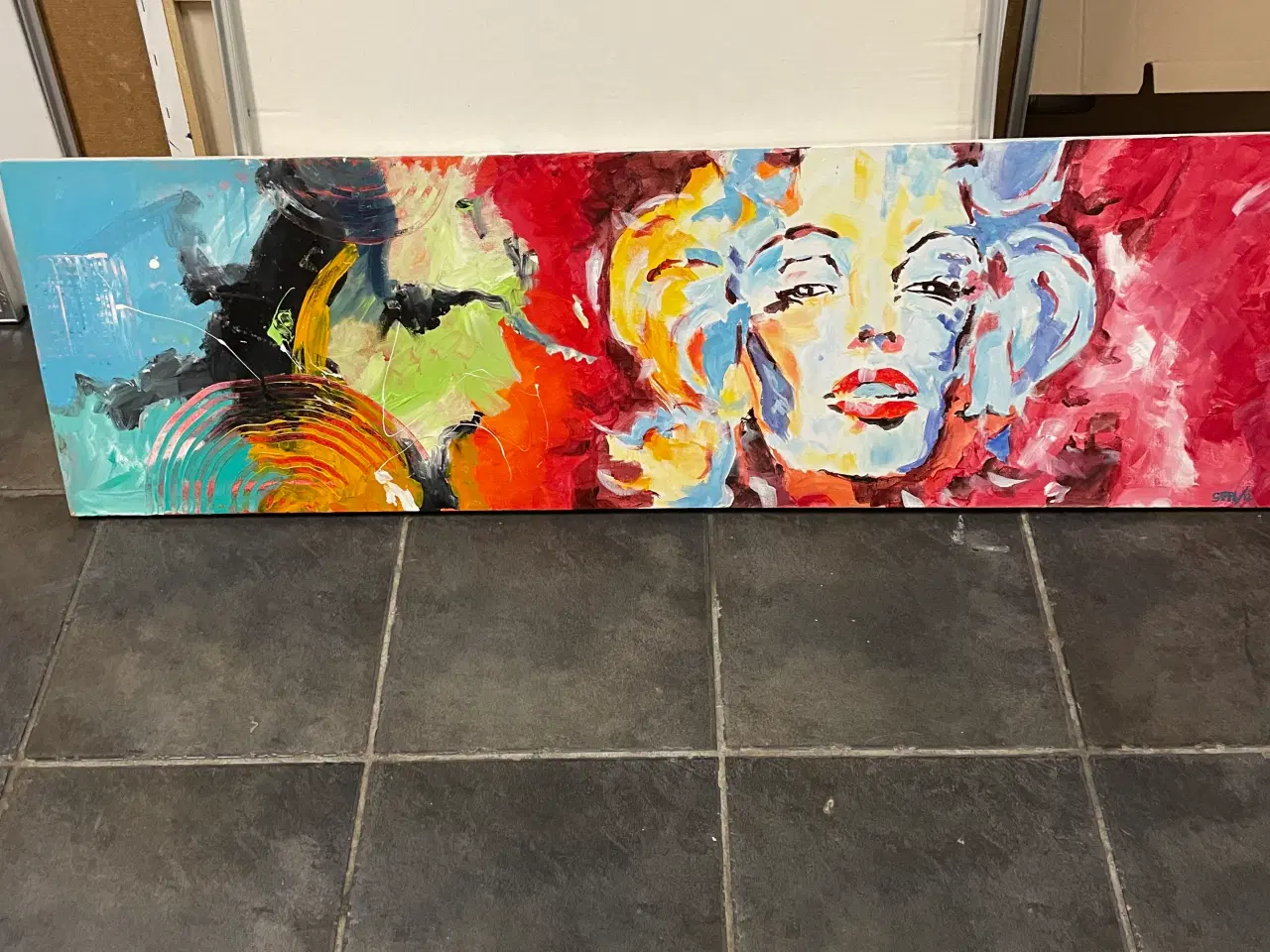 Billede 2 - Mange malerier, Akryl på lærrede