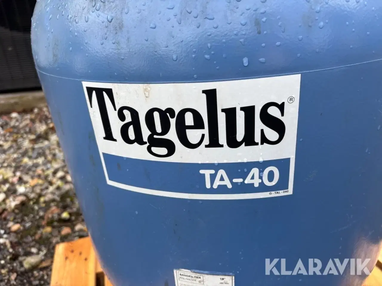 Billede 9 - Sandfilter Tagelus TA-40