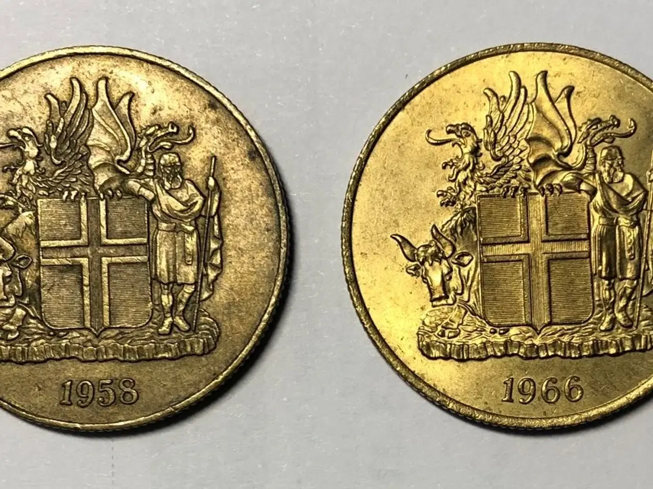 Billede 3 - Islandske mønter, pæne