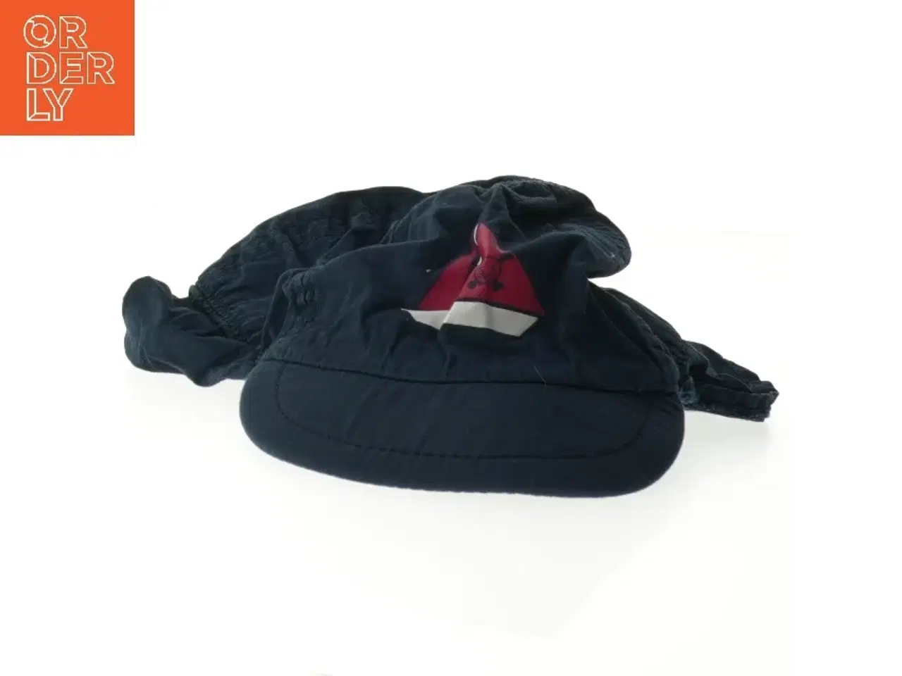 Billede 3 - Mørkeblå kasket med nakkeskygge (str. 30 x 23 cm)