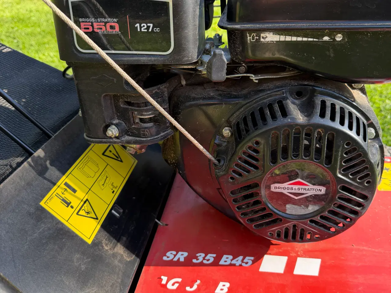 Billede 2 - Vertikalskærer/plænelufter: efco SR 35 B45