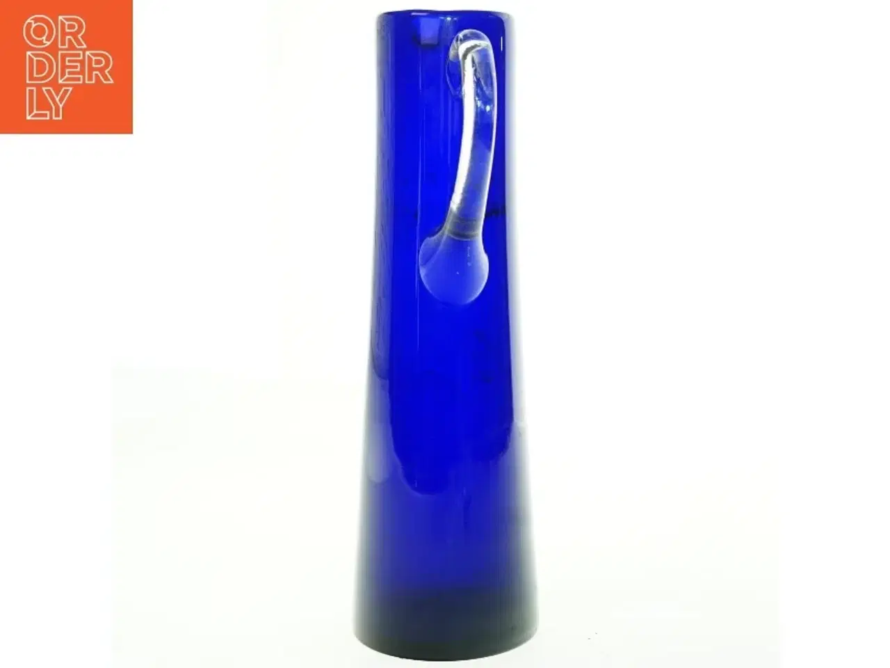 Billede 2 - Blåt glaskaraffel (str. 32x10 cm)