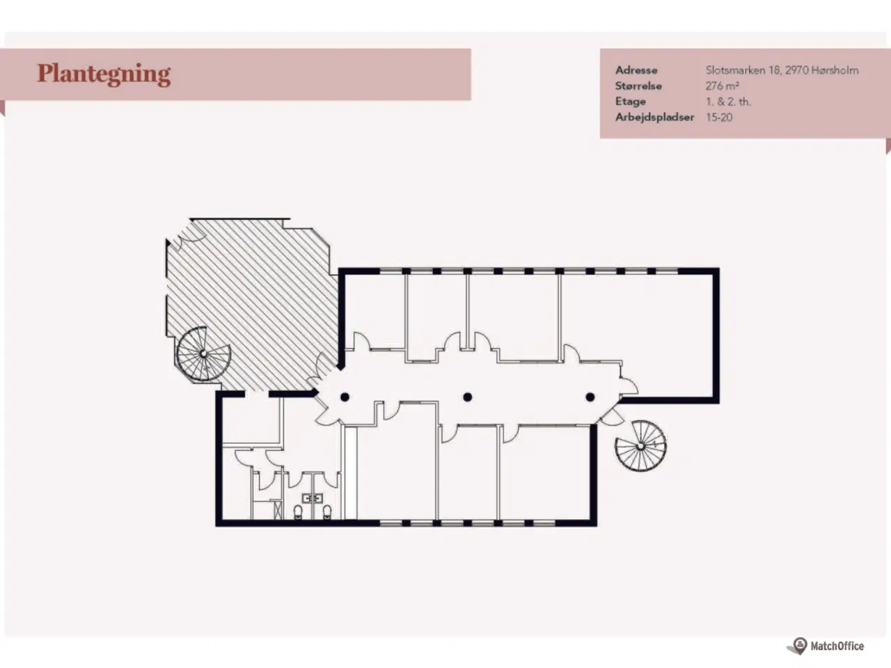 Billede 39 - Lyse og moderne kontorlokaler med rå kant