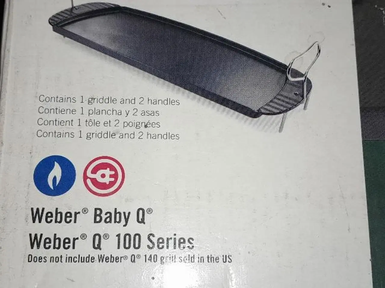 Billede 2 - Weber Q100 grillplade.