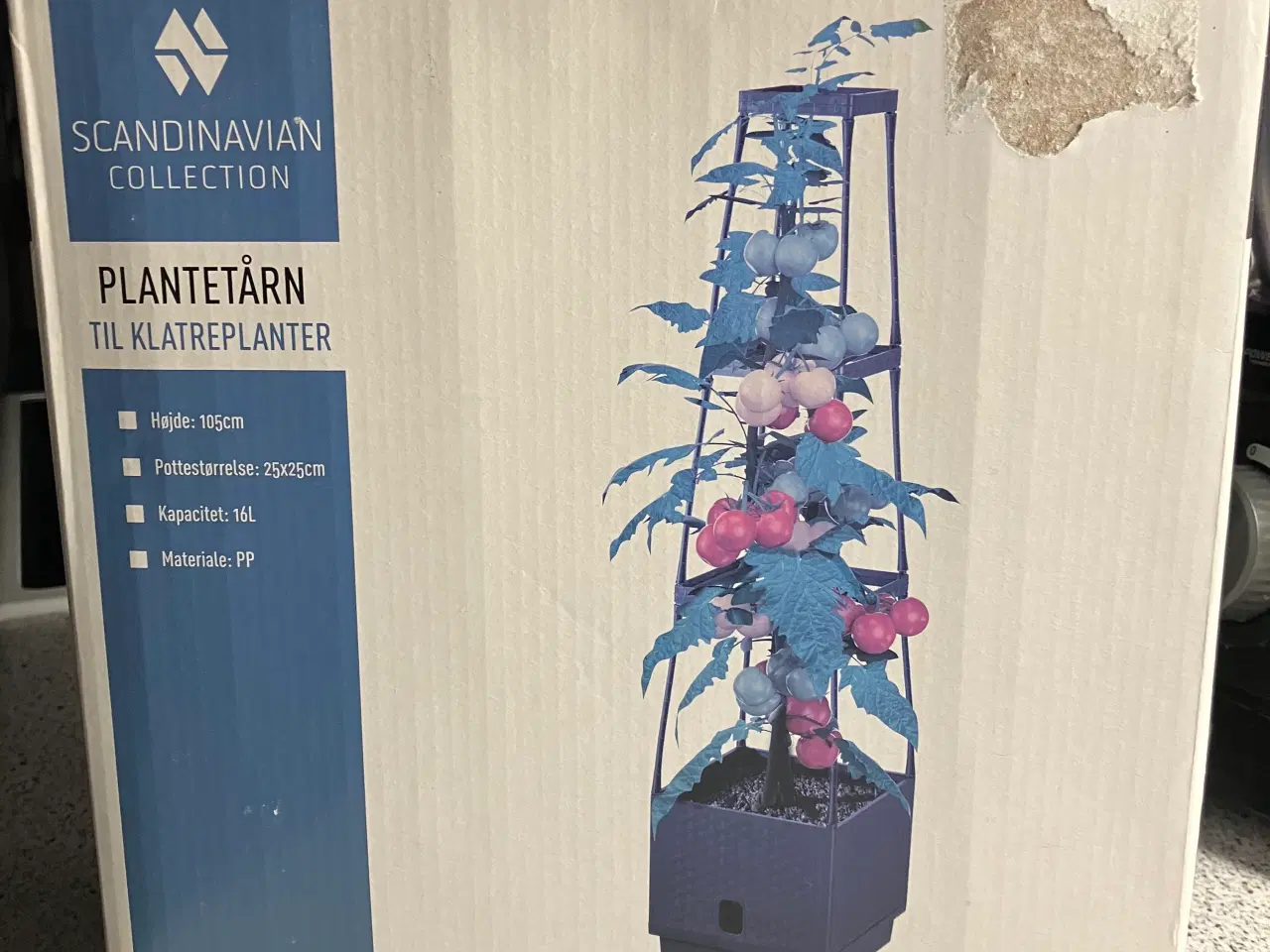 Billede 1 - Plante tårn 1 meter plastik