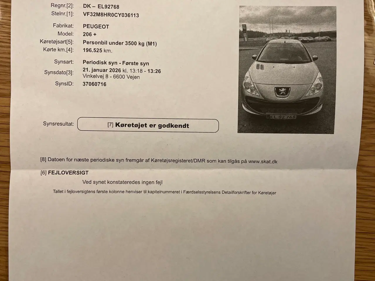 Billede 9 - Nysynet Peugeot 206+ Generation