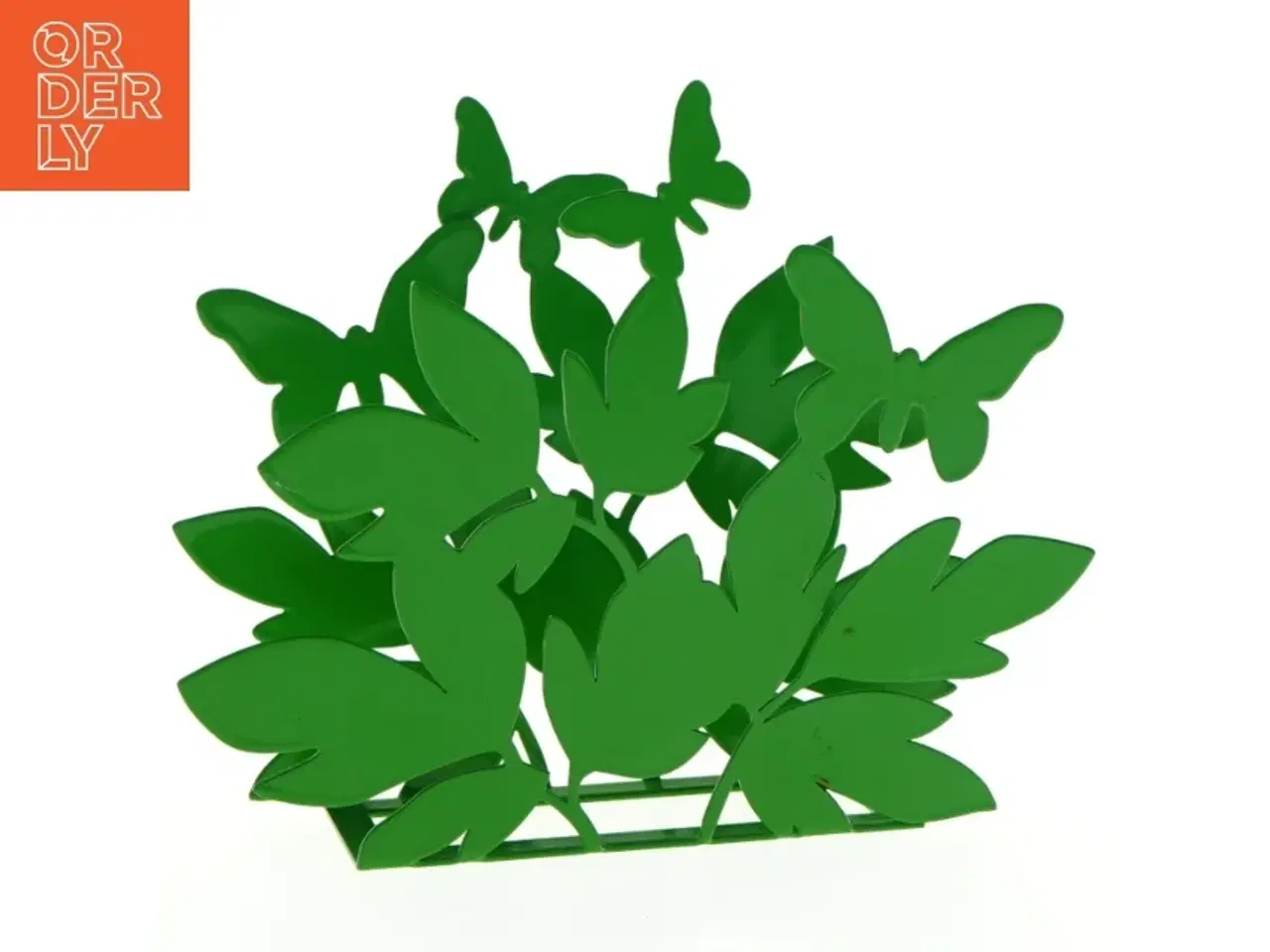 Billede 4 - Servietholder i grøn metal (str. 19 x 16 cm)