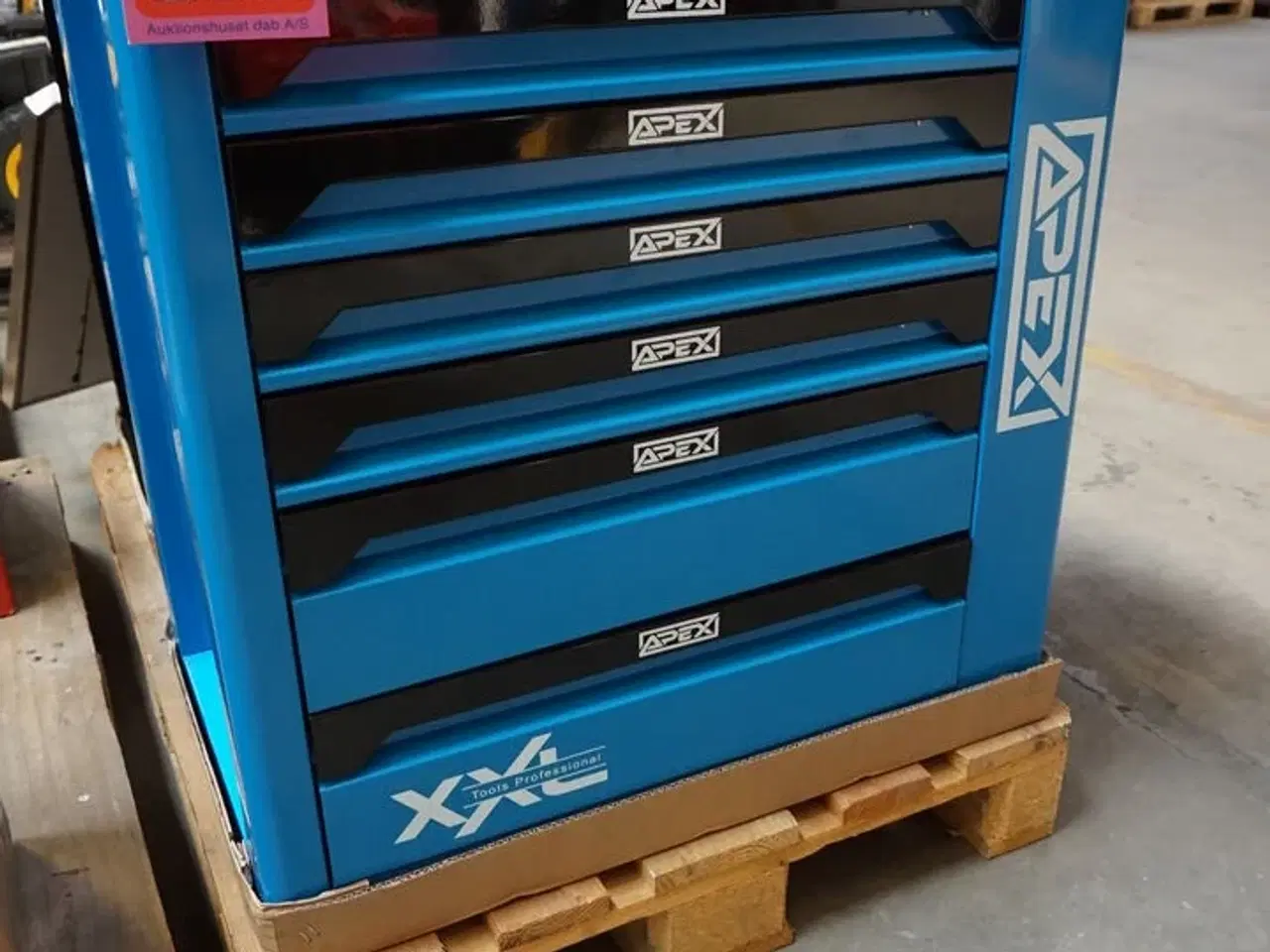 Billede 12 - Apex Værktøjsvogn XXL med værktøj og 7 skuffer og skab Blue