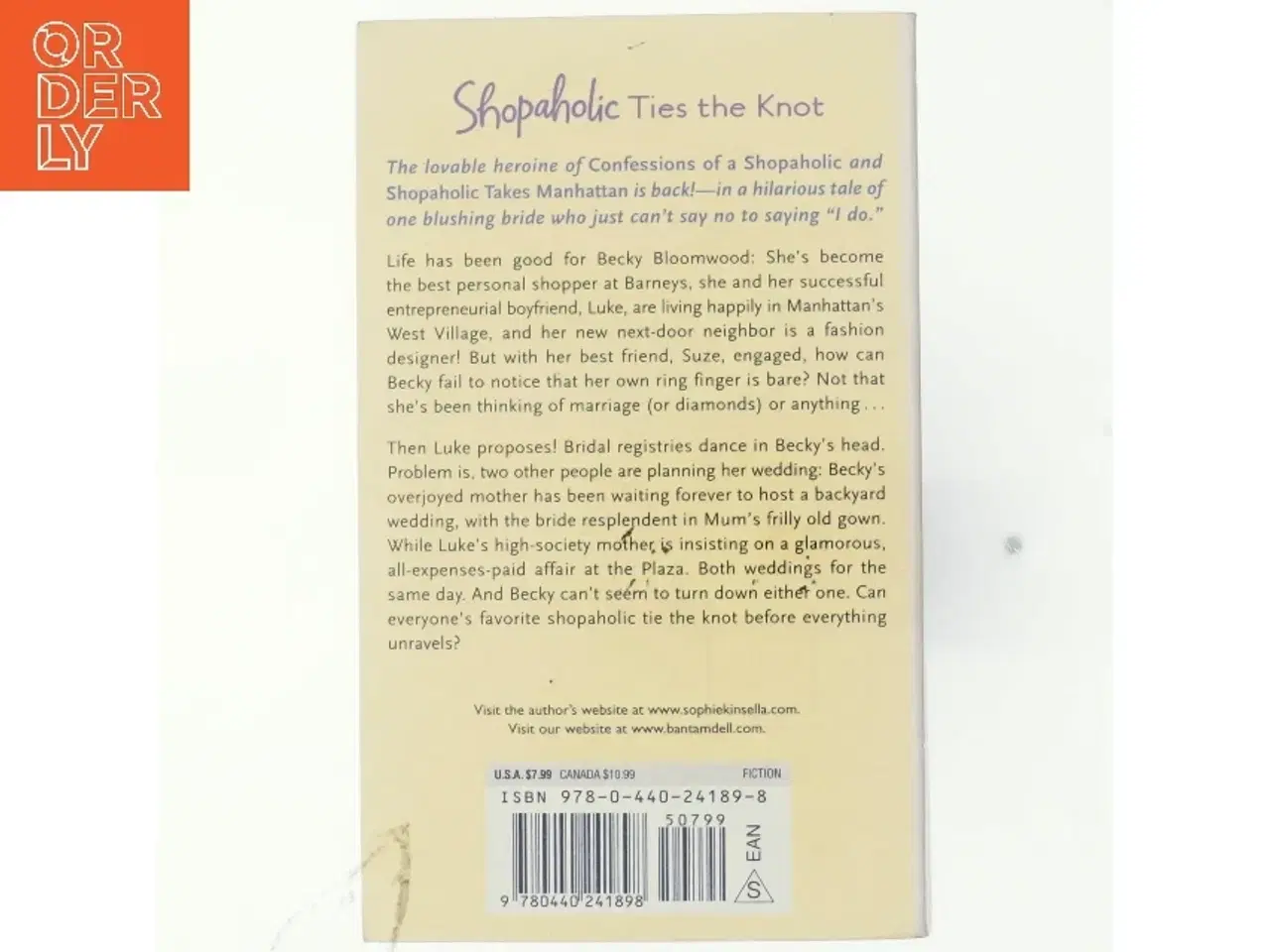 Billede 3 - Shopaholic ties the knot af Sophie Kinsella (Bog)