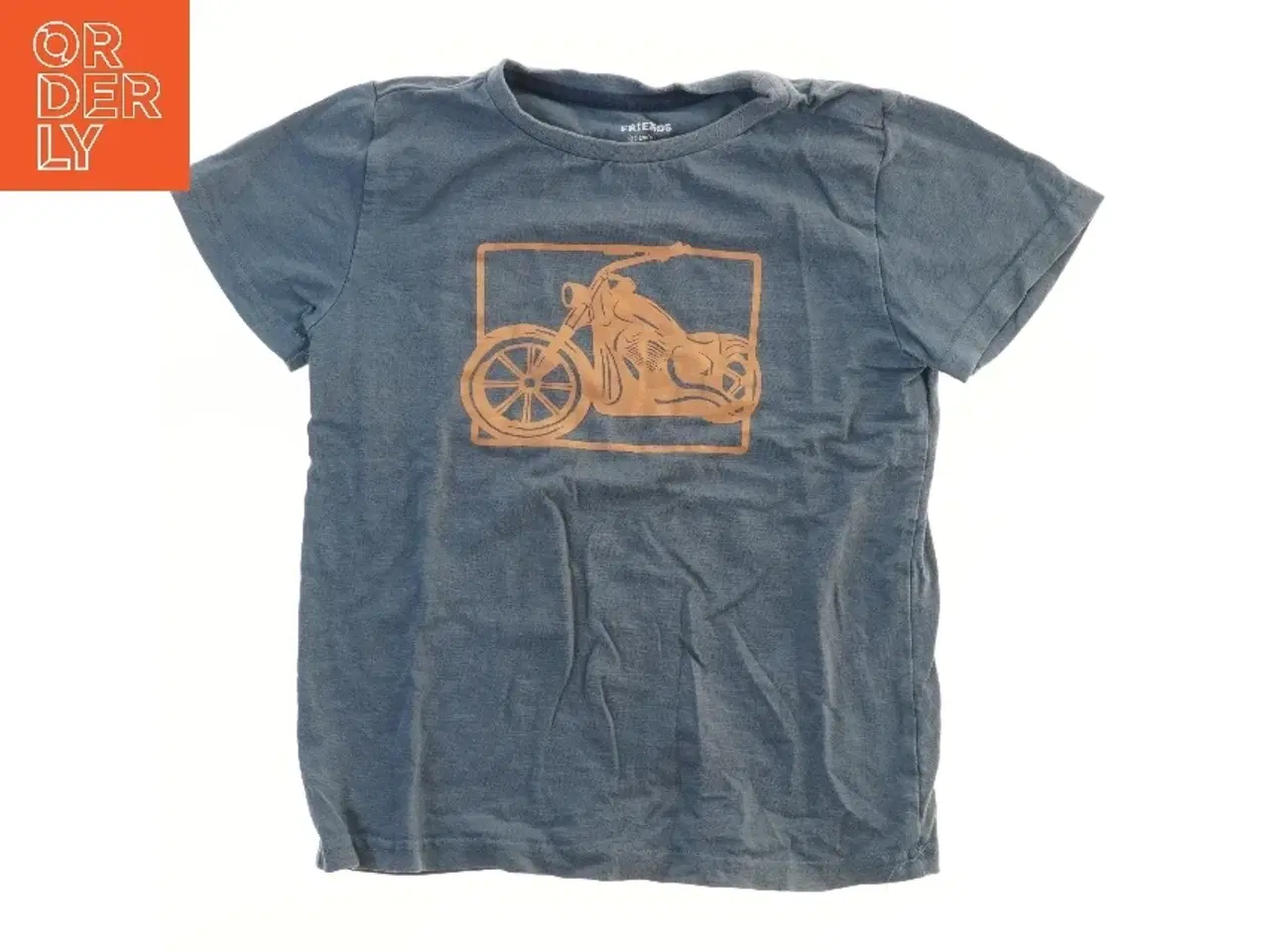 Billede 1 - T-shirt med motorcykelmotiv fra Friends (str. 122)