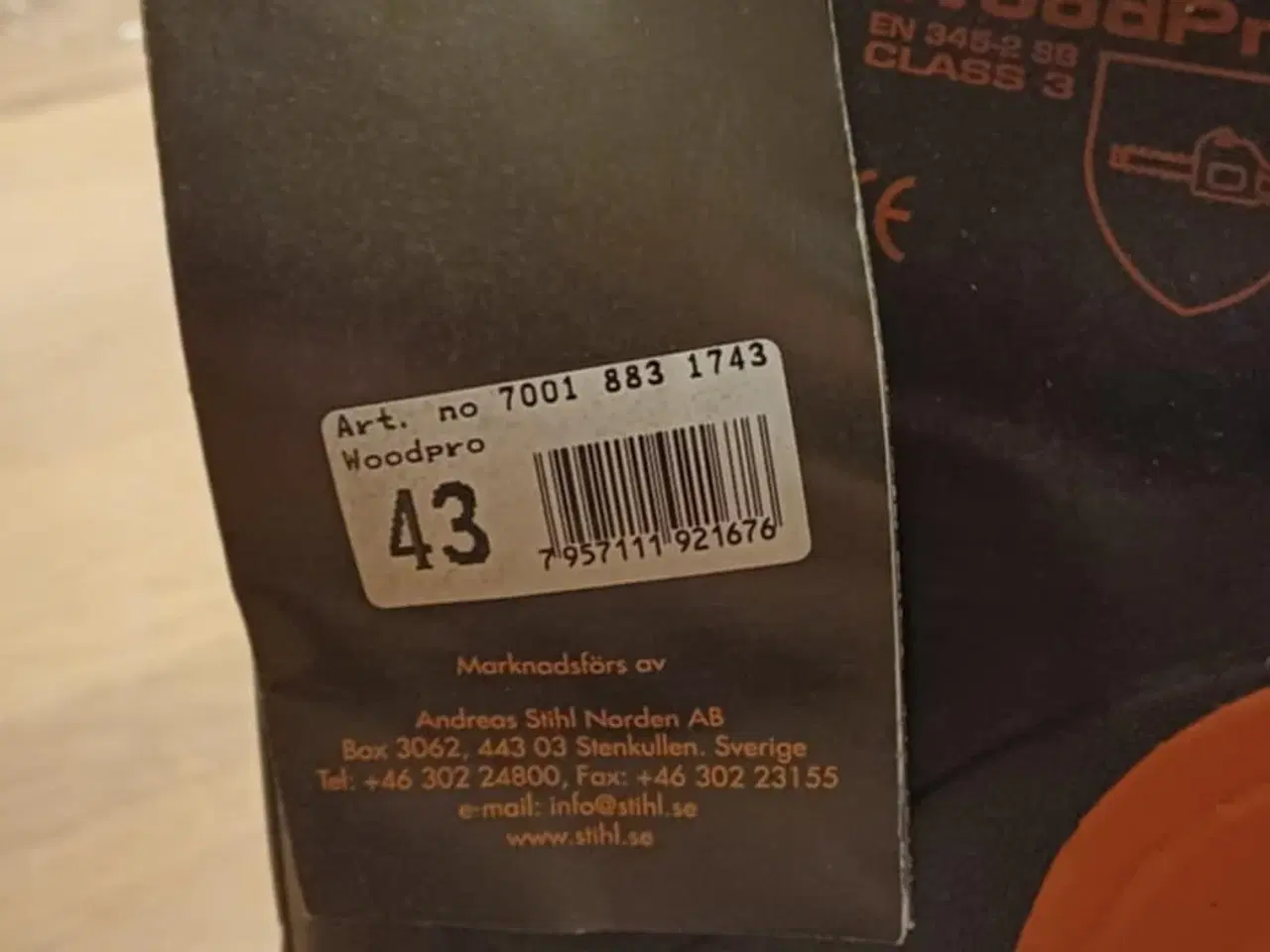 Billede 2 - Stihl sikkerhedsstøvle