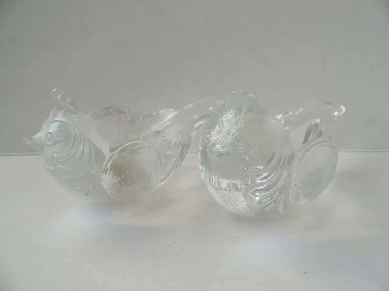 Billede 1 - Bjørn Wiinblad spurvestager i glas - 200,00 kr/par