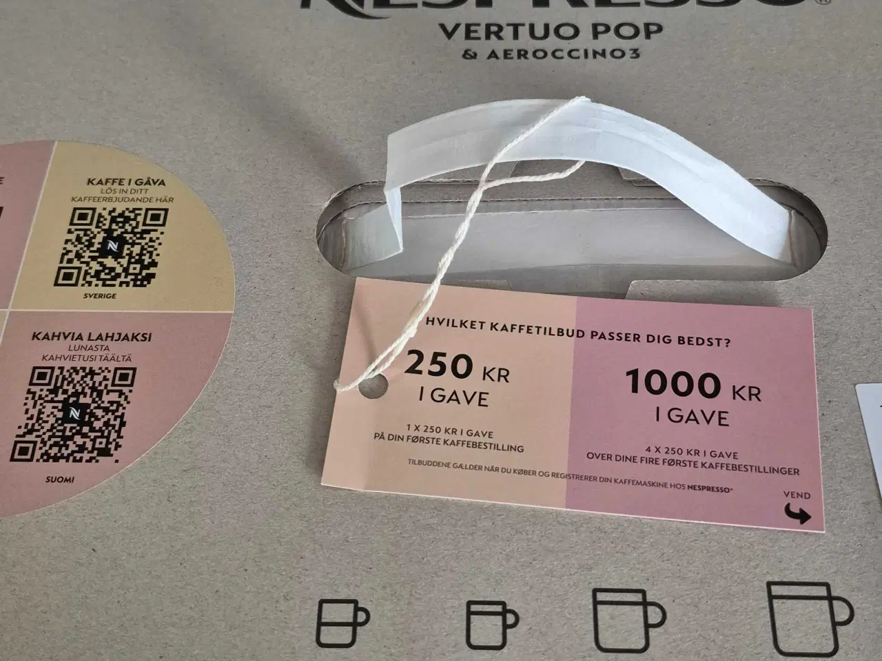 Billede 2 - Nespresso Vertuo pop med mælkeskummer/varmer