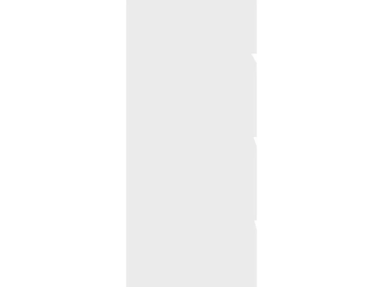 Billede 5 - Skænk 60x35x98,5 cm konstrueret træ hvid