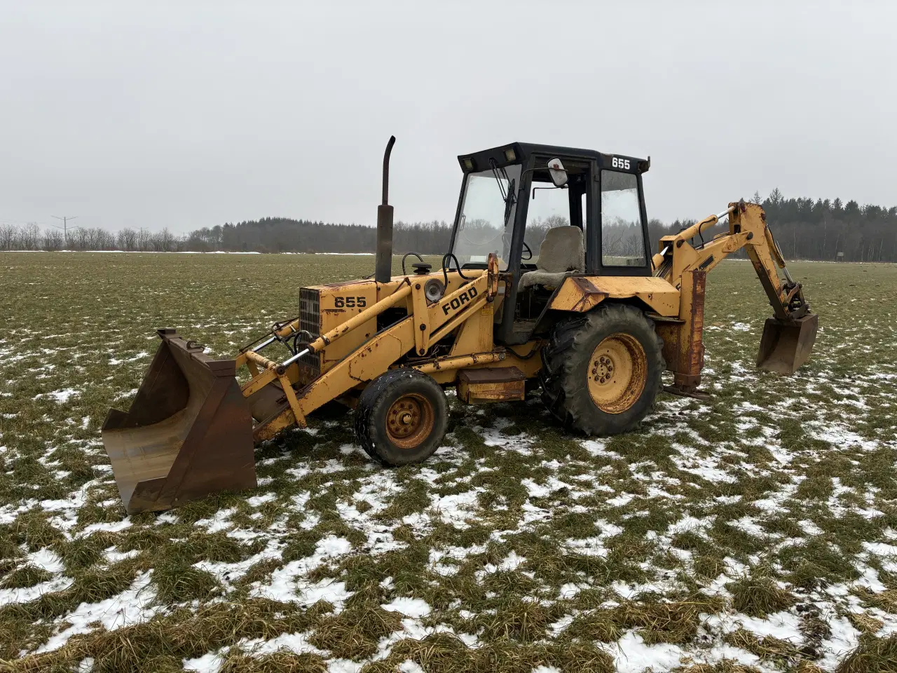 Billede 1 - Ford 655 Rendegraver