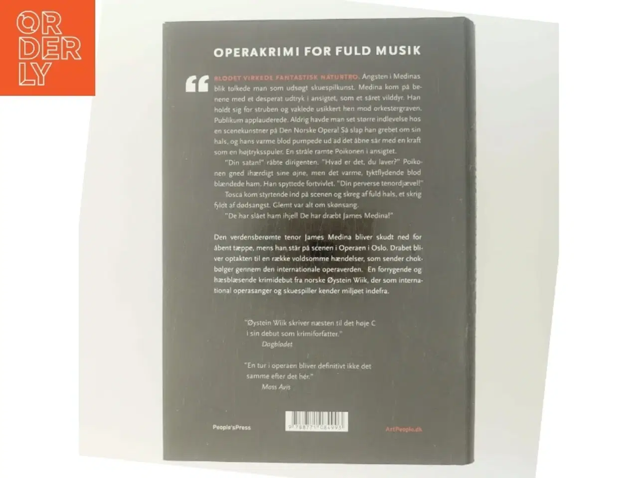 Billede 3 - Dræbende applaus : krimi af Øystein Wiik (Bog)