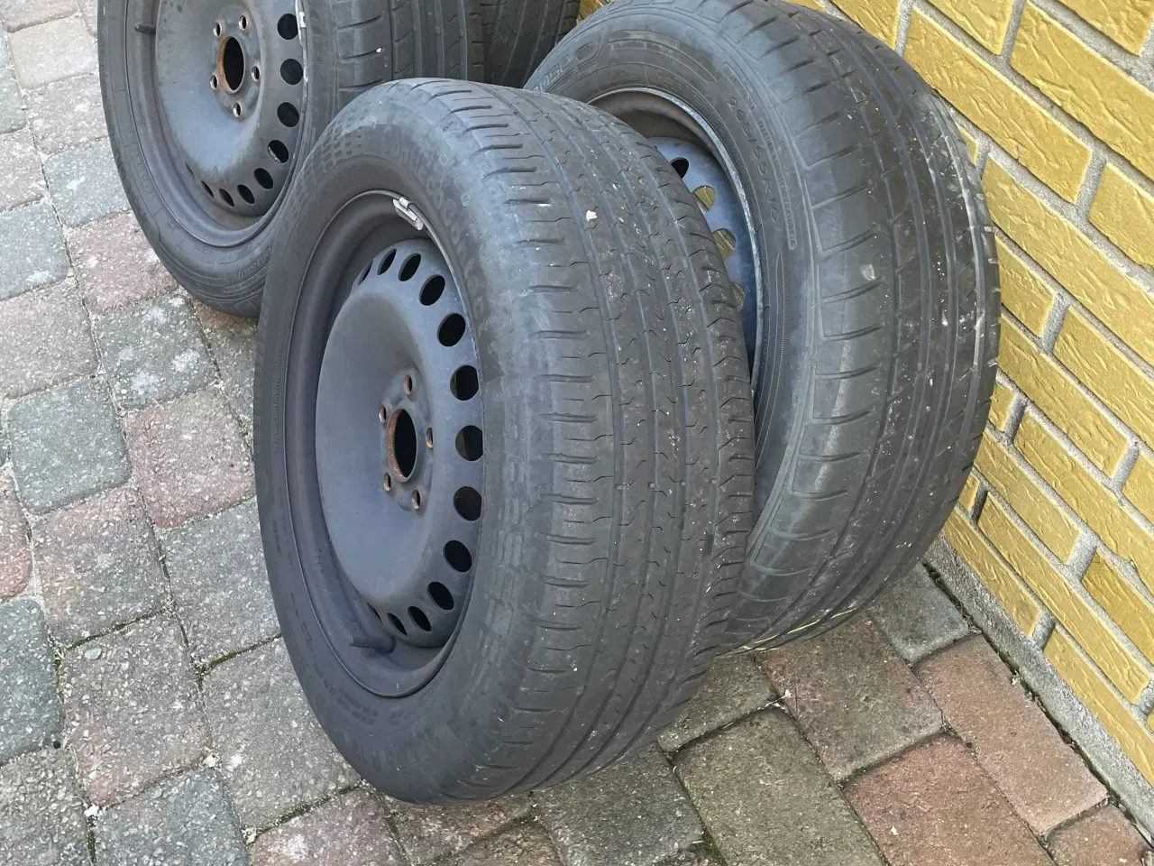 Billede 7 - 4 stk stålfælge med Michelin sommerdæk – 205/55 R1