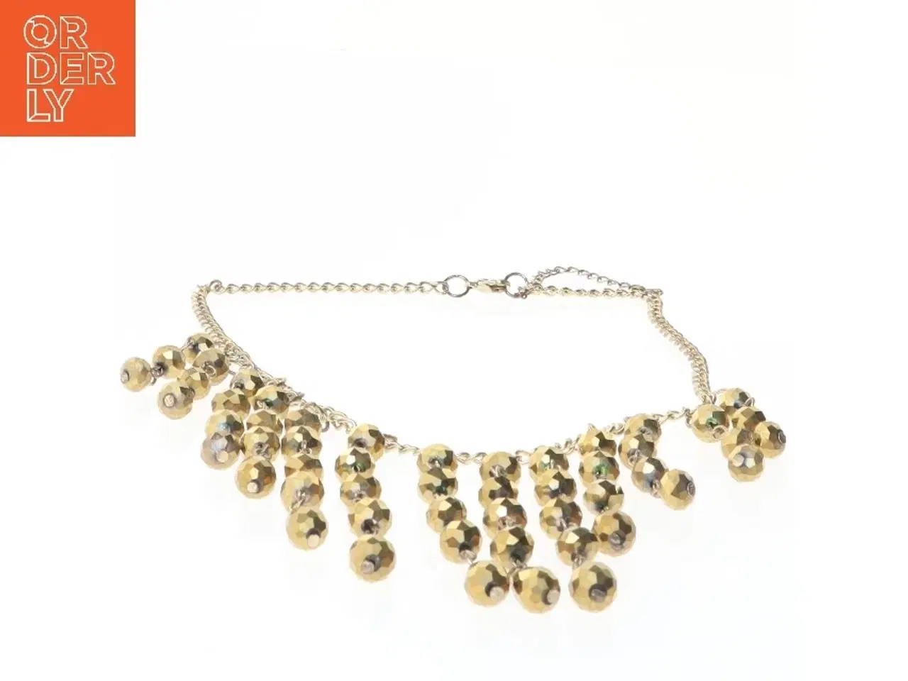 Billede 1 - Krystal halskæde (str. 46 cm)