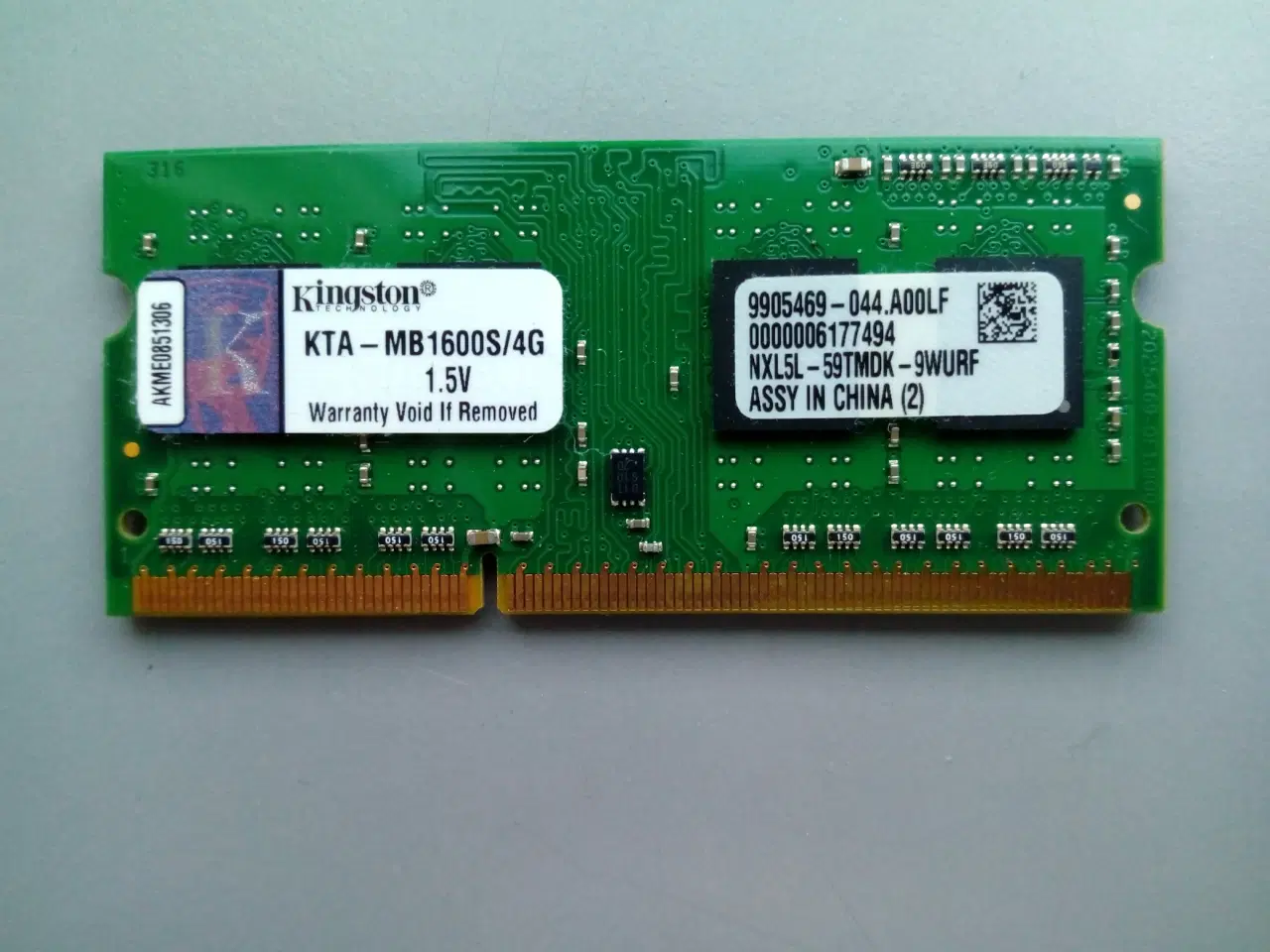 Billede 2 - Kingston RAM 8GB 2x4GB