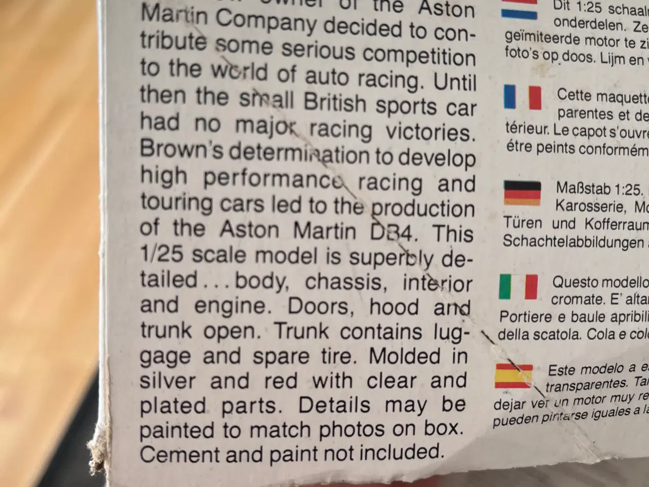 Billede 4 - Modelbil Aston Martin DB-4 1:25