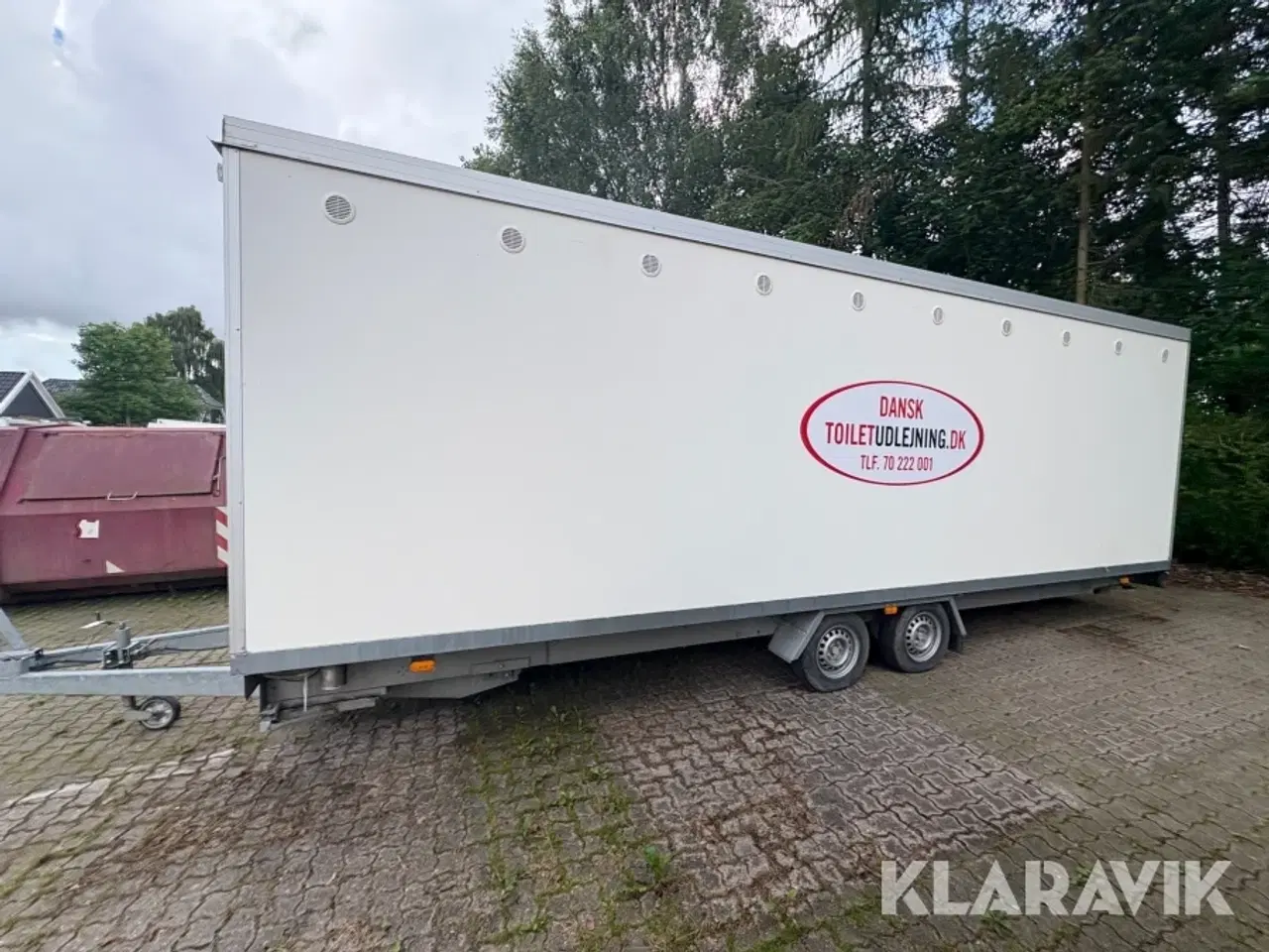 Billede 8 - Toilet trailer med 10 toilletter Eurowagon 2052-73