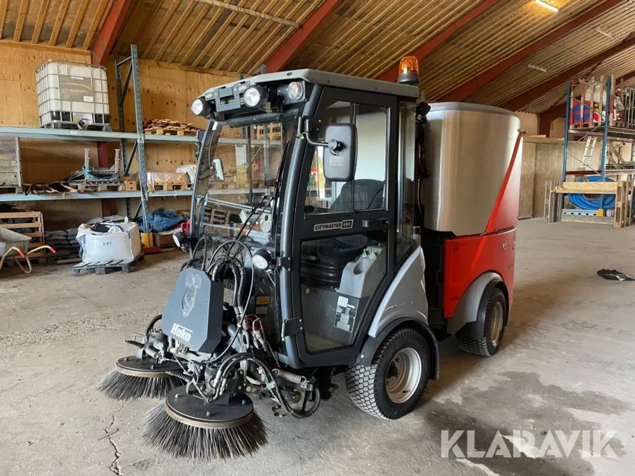 Billede 9 - Fejesuge maskine Hako Citymaster 650 med saltlagespreder
