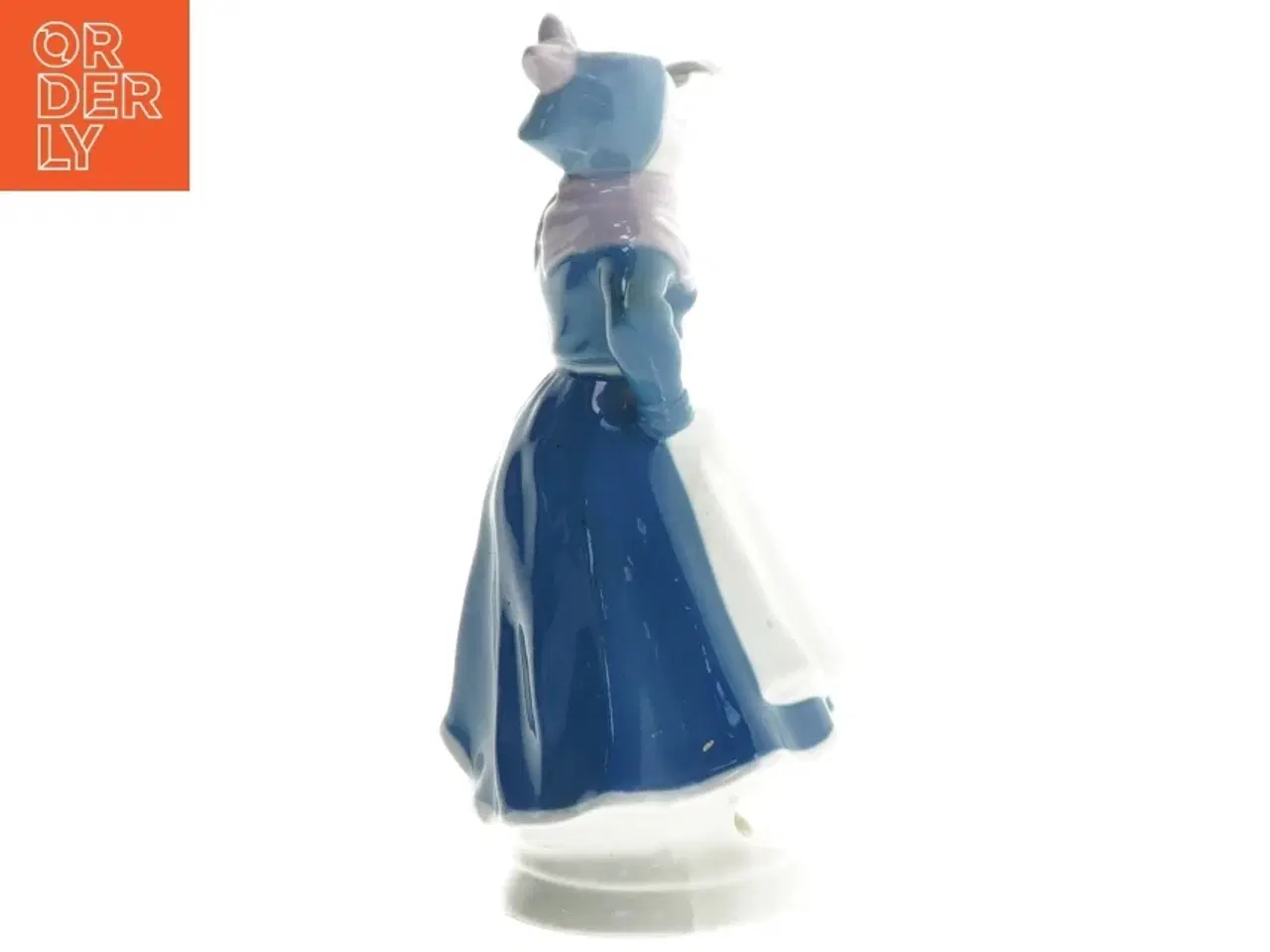 Billede 2 - Porcelænsfigur af kvinde (str. 17 cm)