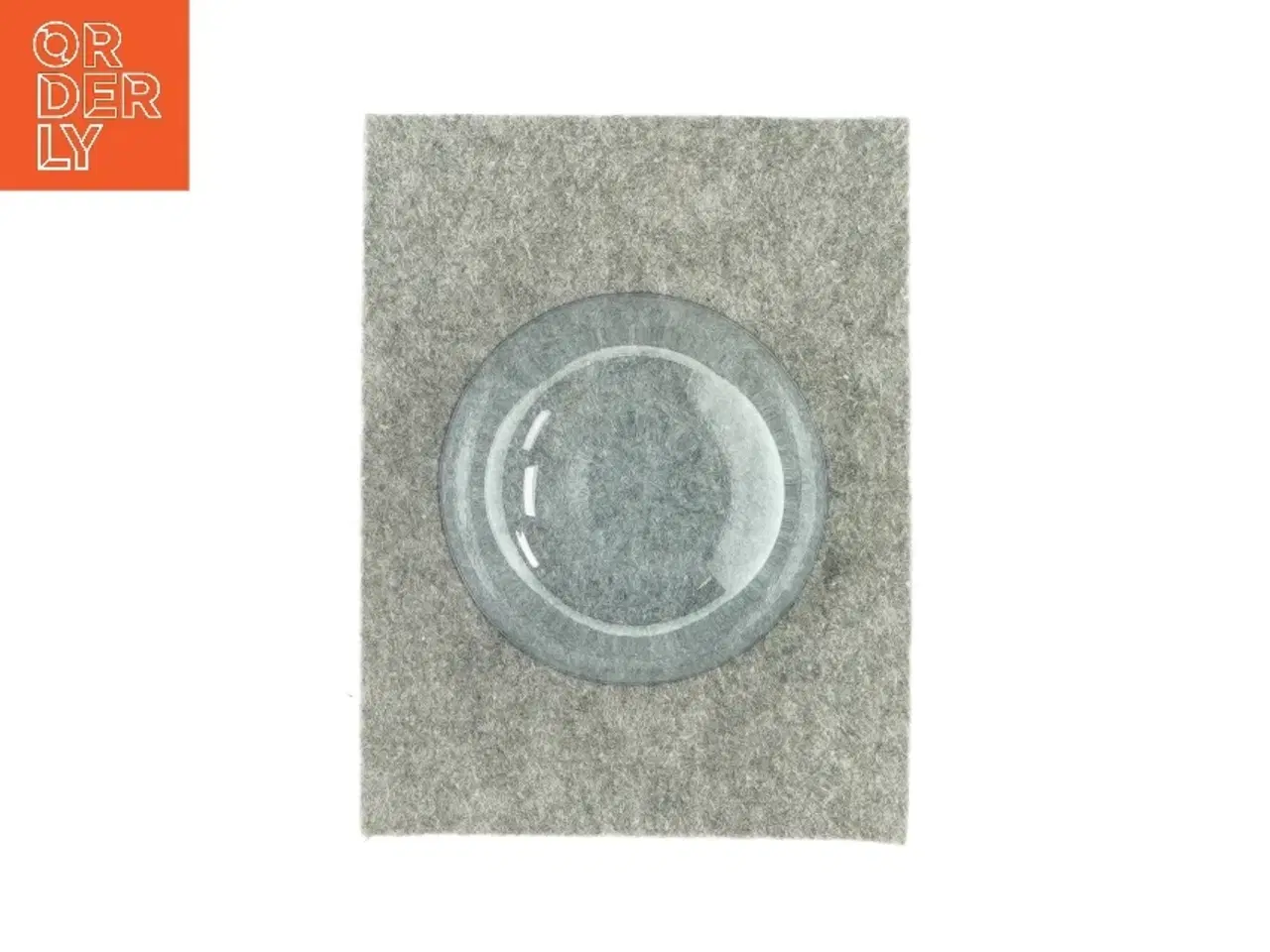 Billede 2 - Skål i blåt glas (str. HØ: 5x13 cm)