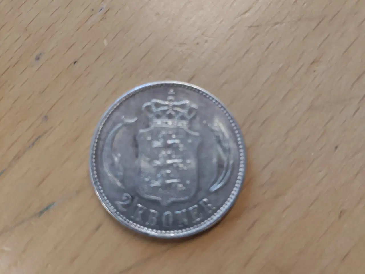 Billede 4 - Dansk 2 krone i sølv fra 1916