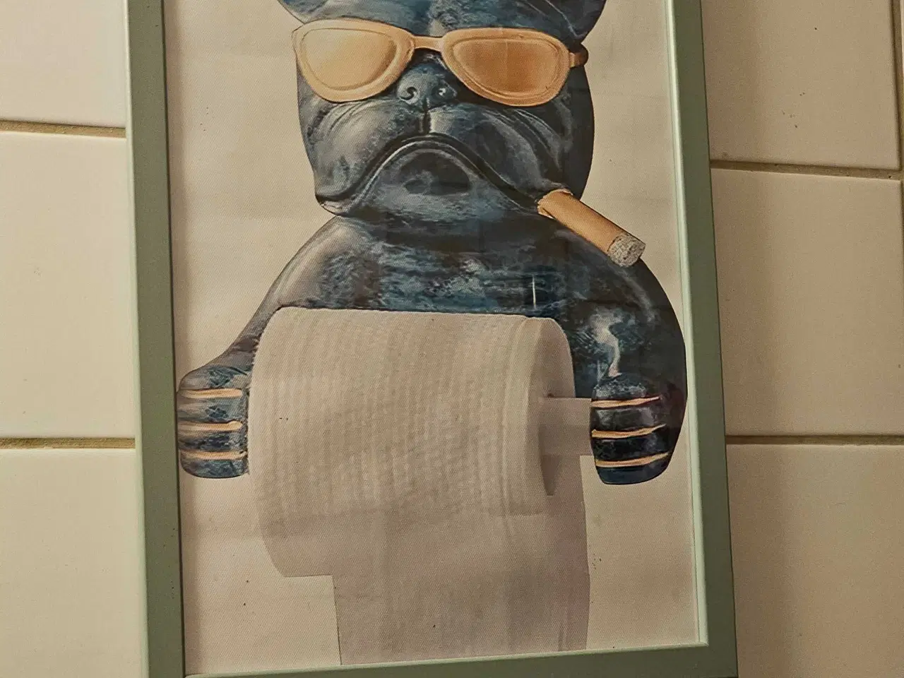 Billede 1 - Indrammet fransk bulldog