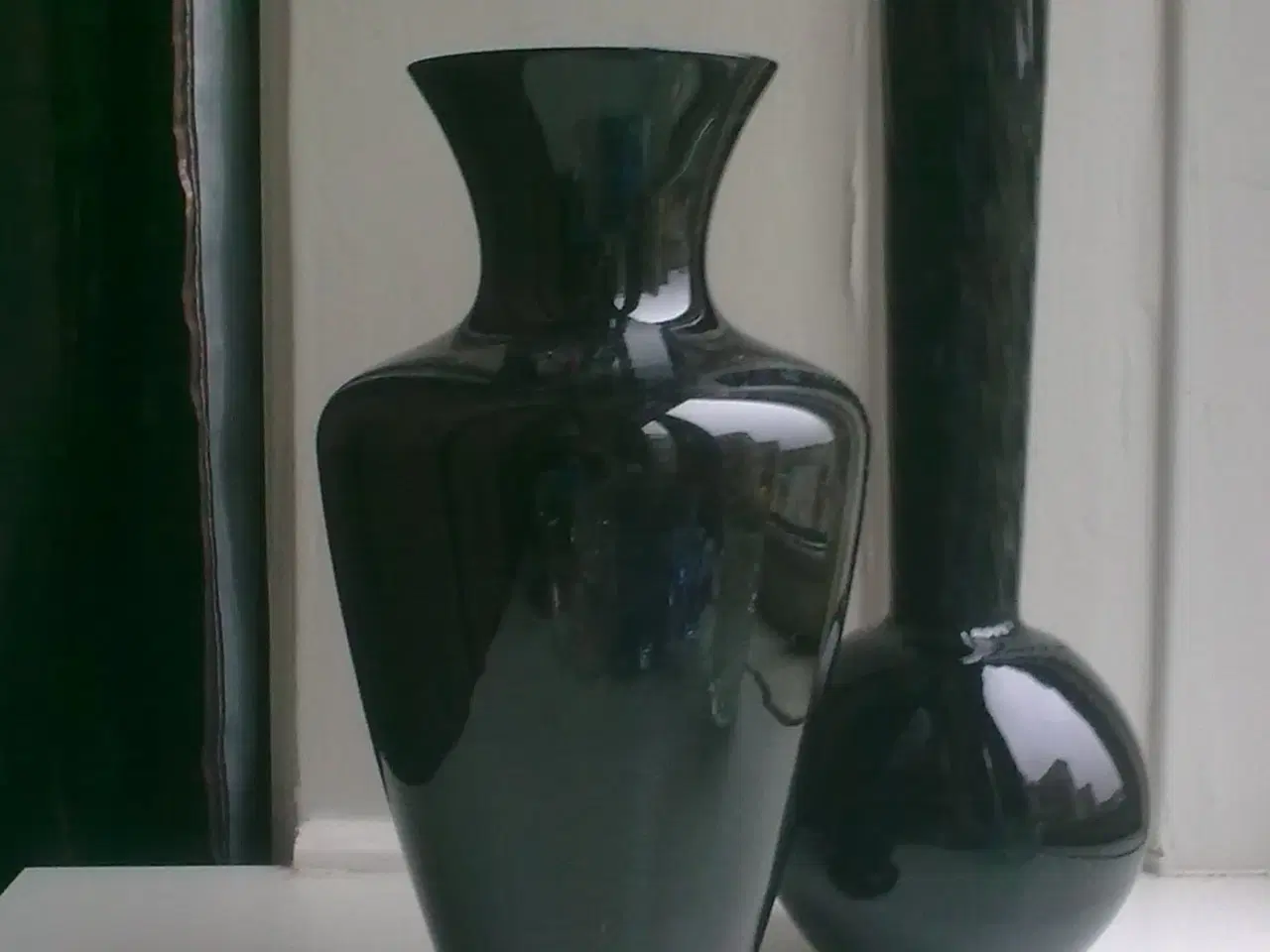 Billede 1 - Sort glas håndlavet AMETYST Vintage og retro