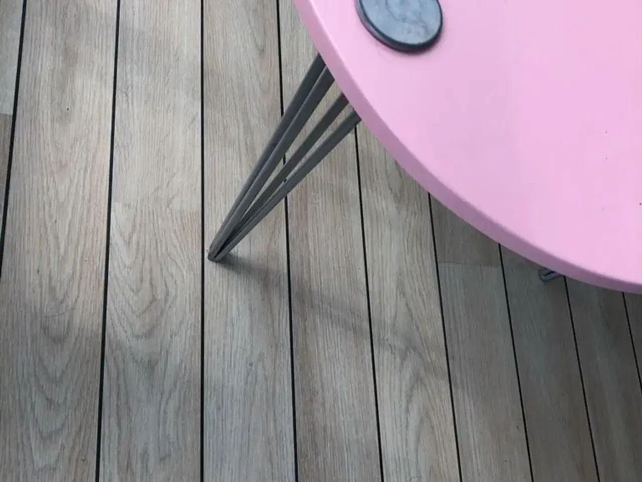 Billede 1 - Pink oval sofabord