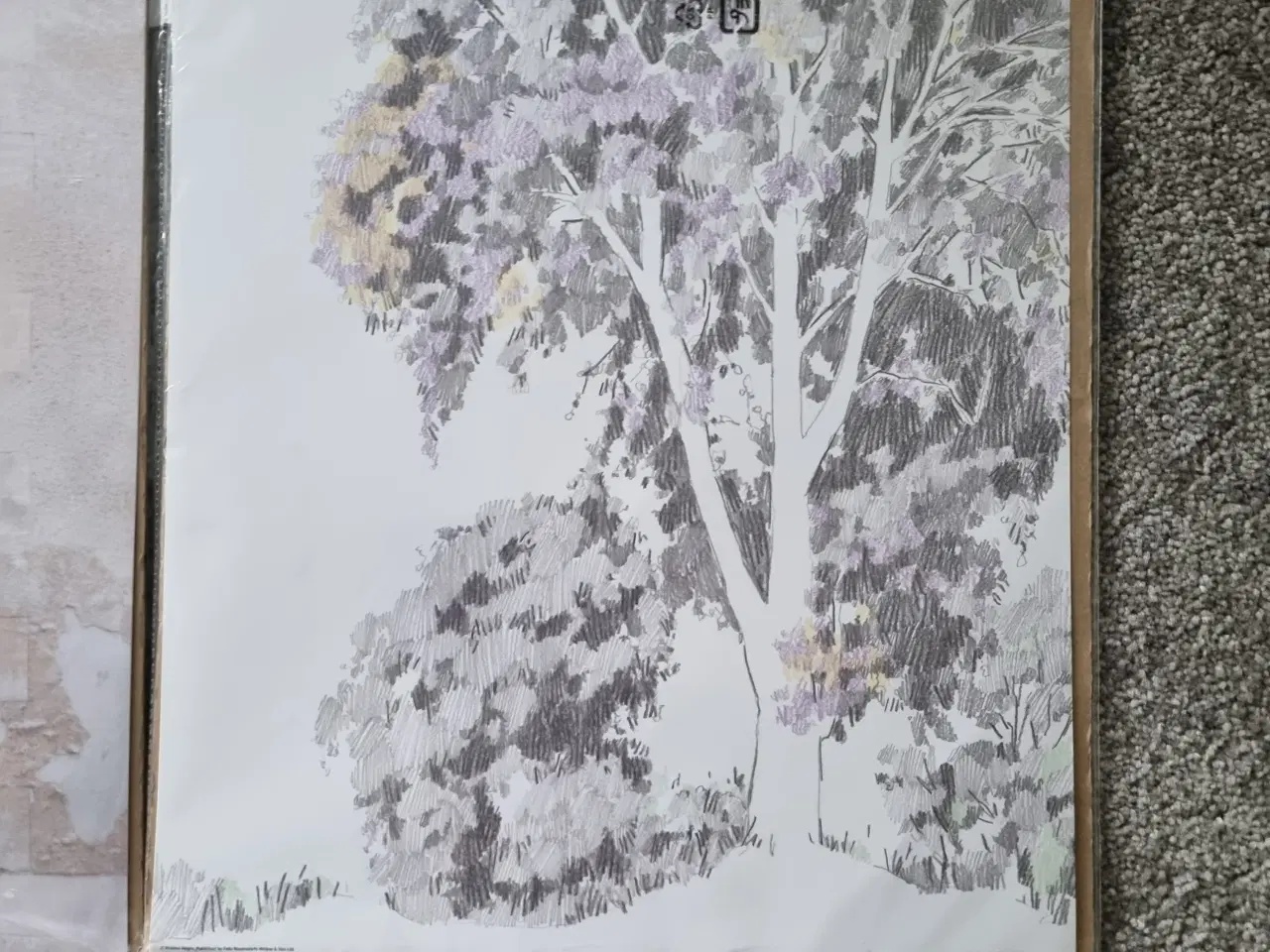 Billede 5 -  Ikea sort Ribba ramme inklusive 5 plakater 