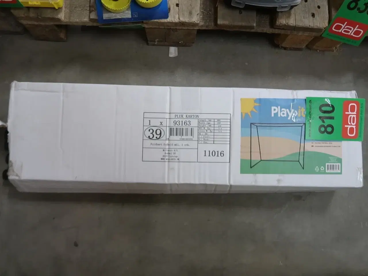 Billede 2 - 2 stk. Play>it foldbart fodboldmål 183 x 151 x 100 cm