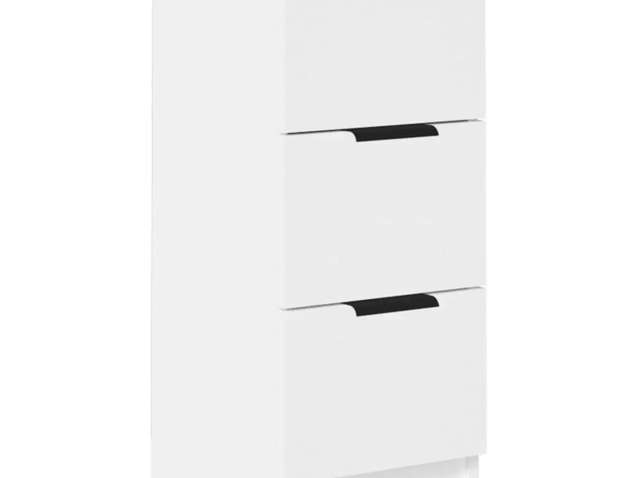 Billede 2 - Skænk 30x30x70 cm konstrueret træ hvid