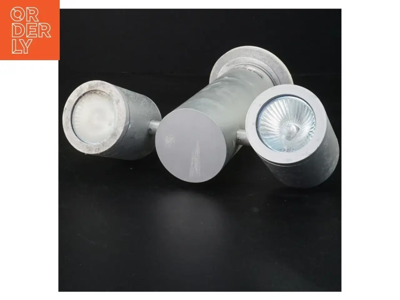 Billede 2 - Loftslampe (inde/ude) med tre spots (2 stk) (str. 19 cm)