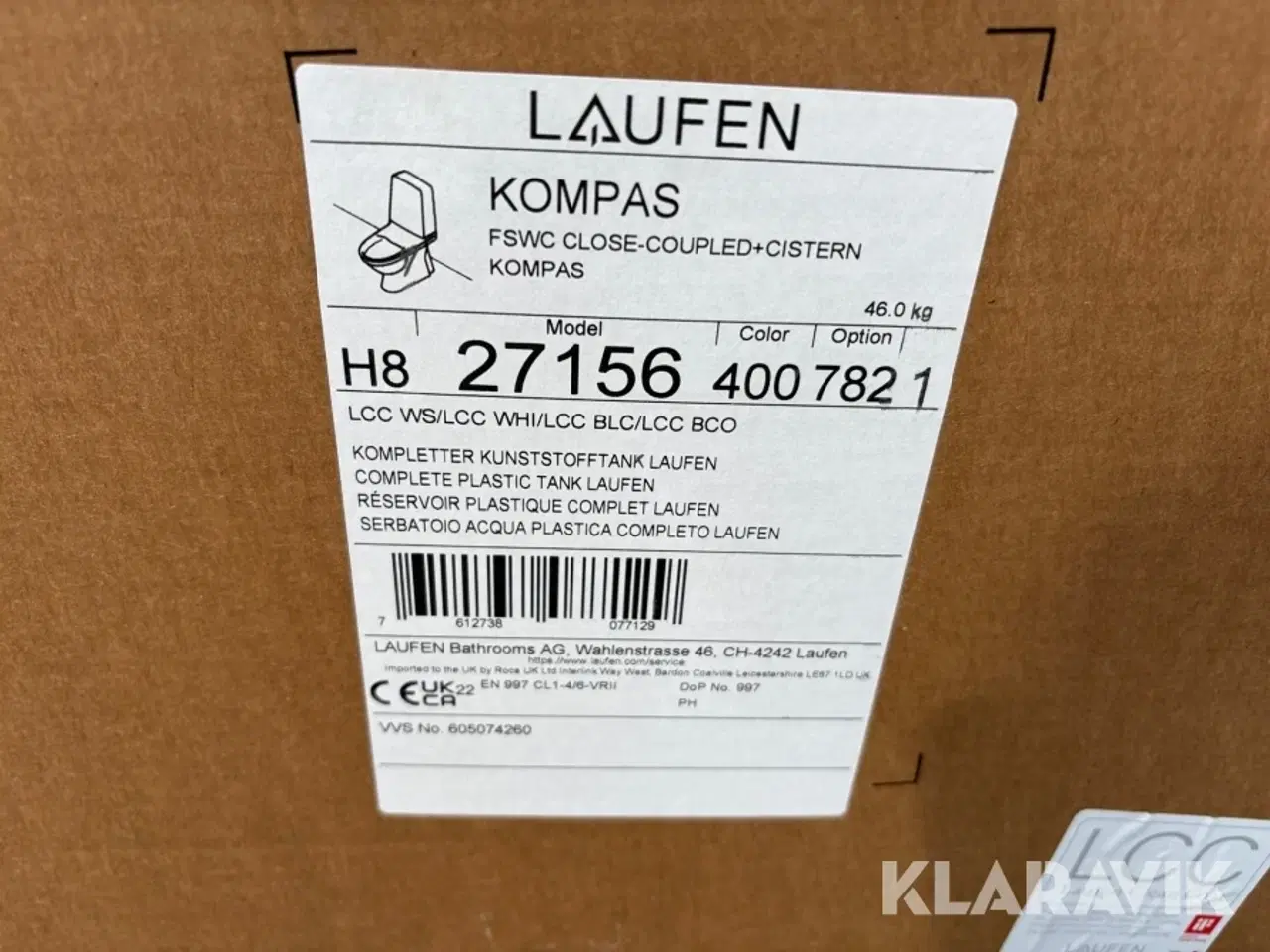 Billede 10 - 2 styk toiletter Laufen Kompas